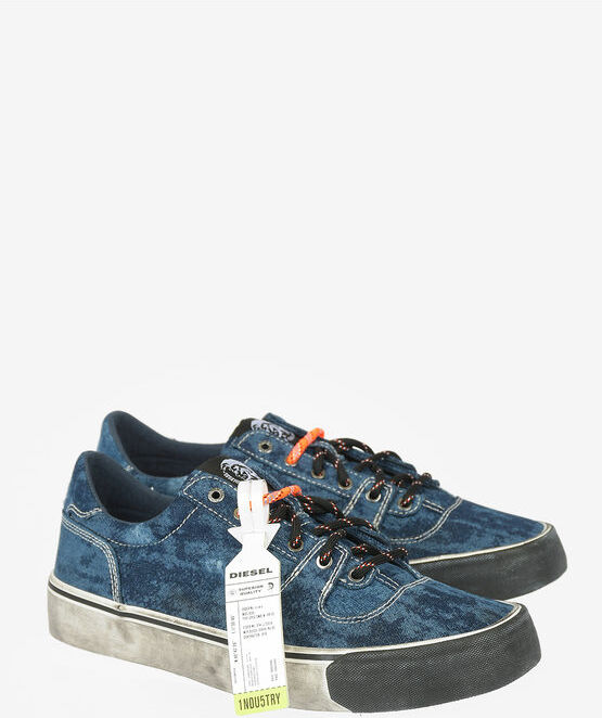 Diesel Denim Vintage Effect S-FLIP Sneaker Größe 44