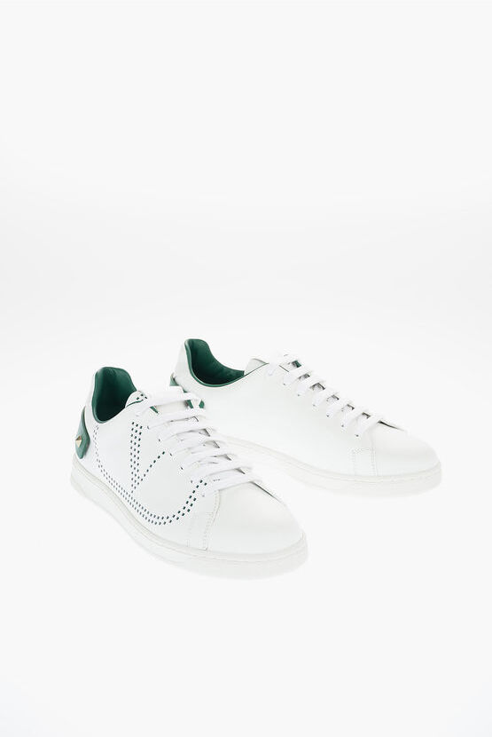 Valentino Garavani GARAVANI Leather BACKNET VLOGO Sneakers Größe 40