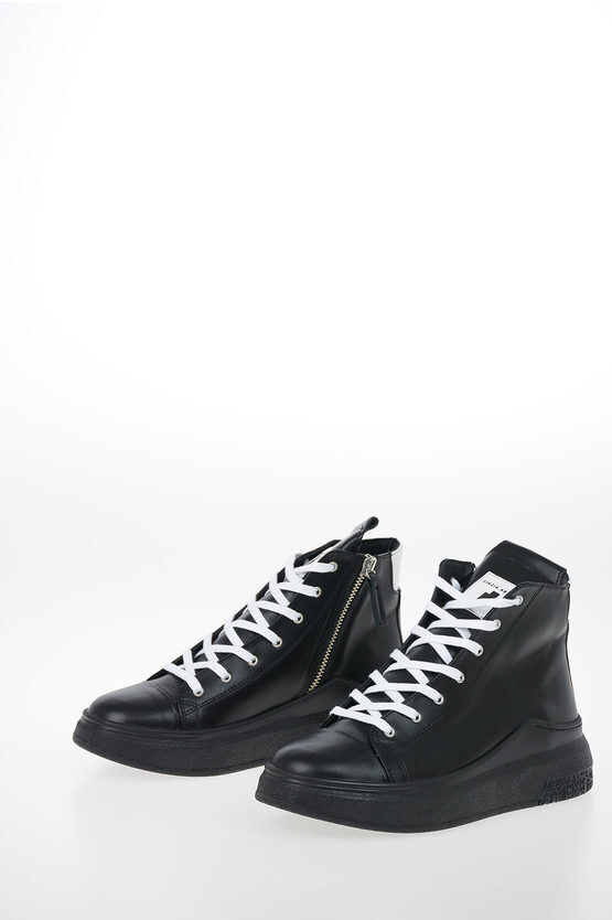 Cinzia Araia Leather ARAIA 74 High Top Sneakers Größe 45