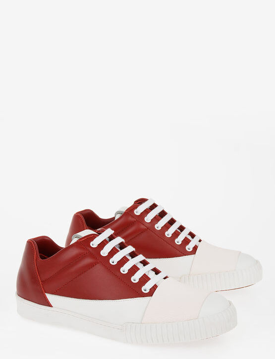 Marni Leather Lace Up Sneakers Größe 44