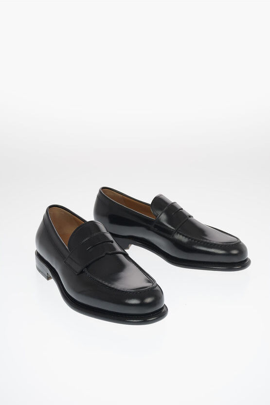 Salvatore Ferragamo Leather RINALDO Penny Loafers Größe 6,5