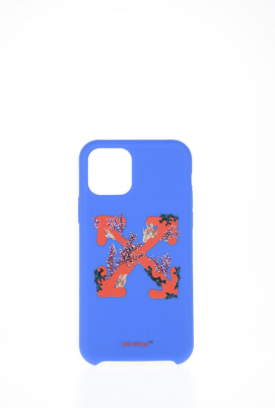 Off-White Iphone 11 Pro Corals Print Cover Case with Logo Größe Unica