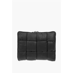 Bottega Veneta Knitted Motif HIDROLOGY Leather Padded Briefcase Größe Unica
