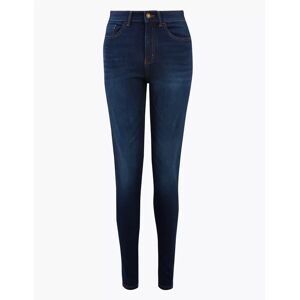 Marks & Spencer Skinny-Jeans „Ivy“ mit Knopf vorne - Blau - EU 44 - Regulär