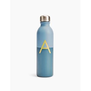 Marks & Spencer Wasserflasche mit Buchstaben - Weiß - Buchstabe Q