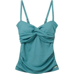 TOM TAILOR Damen Tankini-Top, grün, Uni, Gr. 36C