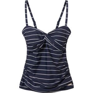 TOM TAILOR Damen Gestreiftes Tankini-Top, blau, Streifenmuster, Gr. 40B