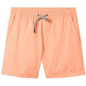 TOM TAILOR DENIM Herren Basic Badeshorts, orange, Uni, Gr. XL