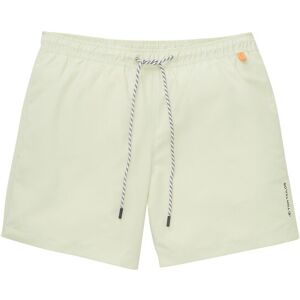 TOM TAILOR Herren Unifarbende Badeshorts, grün, Uni, Gr. XXL