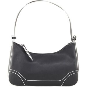 TOM TAILOR Damen Larisa Schultertasche, schwarz, Uni, Gr. ONESIZE