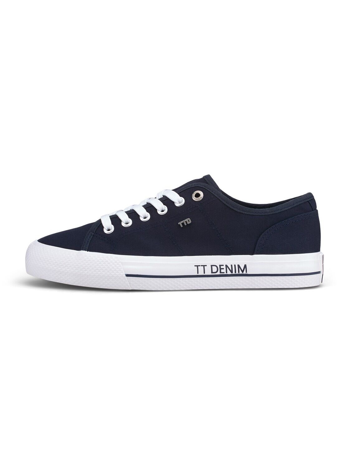 TOM TAILOR DENIM Damen schlichter Sneaker, marine, Gr.40