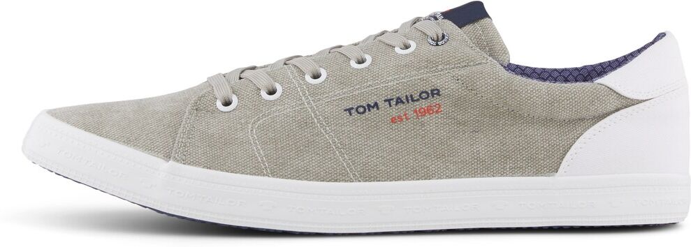 TOM TAILOR Herren Melierter Sneaker, grau, Gr.45