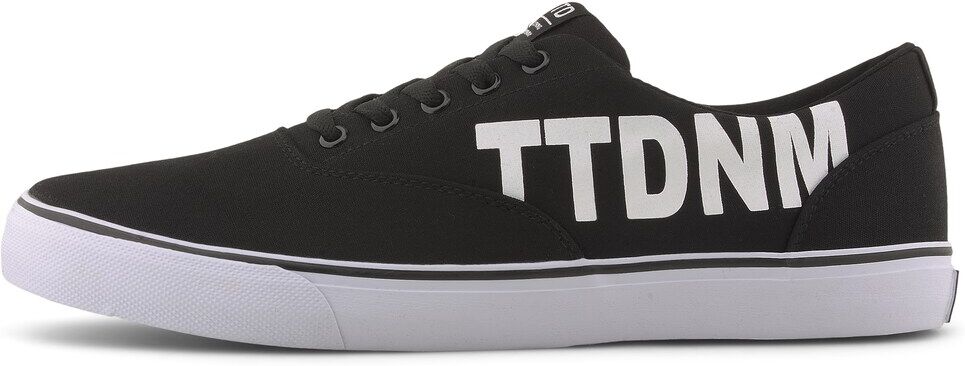 TOM TAILOR DENIM Herren Sneaker mit Logo-Print, schwarz, Gr.41