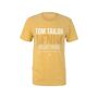 TOM TAILOR DENIM Herren T-Shirt mit Print, gelb, Gr.L