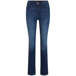 TOM TAILOR Damen Kate Narrow Bootcut Jeans, blau, Uni, Gr. 30/32