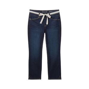 TOM TAILOR Damen Alexa Cropped Jeans, blau, Uni, Gr. 34/26