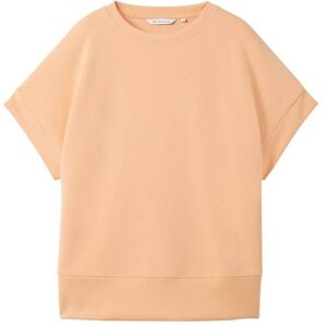 TOM TAILOR Damen Loose Fit T-Shirt, orange, Uni, Gr. XL