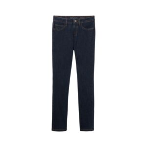 TOM TAILOR Damen Alexa Straight Jeans, blau, Uni, Gr. 33/32