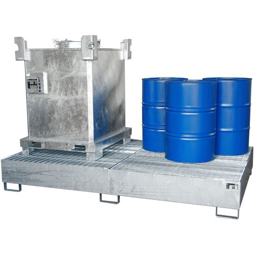 Bauer Auffangwanne AW 1000-10F, feuerverzinkt