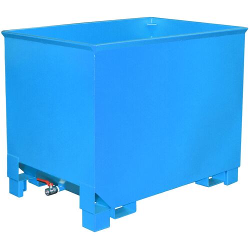 Bauer Spänekasten CS 80, lackiert, Lichtblau