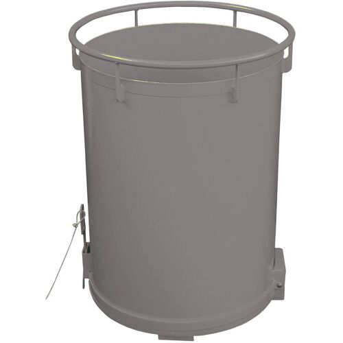 Bauer Rundbehälter RB 300, lackiert, Mausgrau