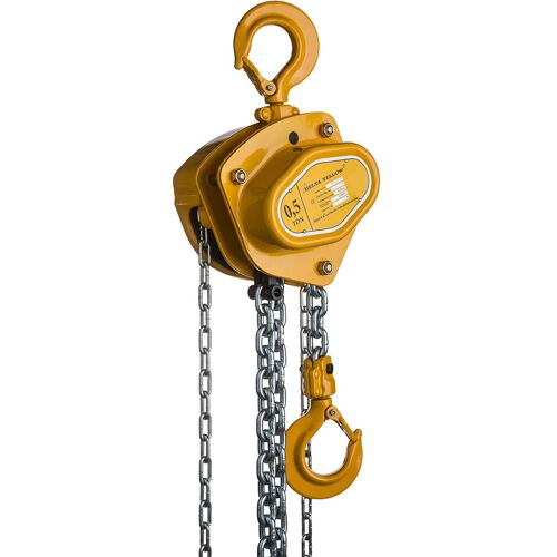 Delta Hoisting Delta Stirnradkettenzug Gelb Tragkraft 0,5t Länge 6,0m