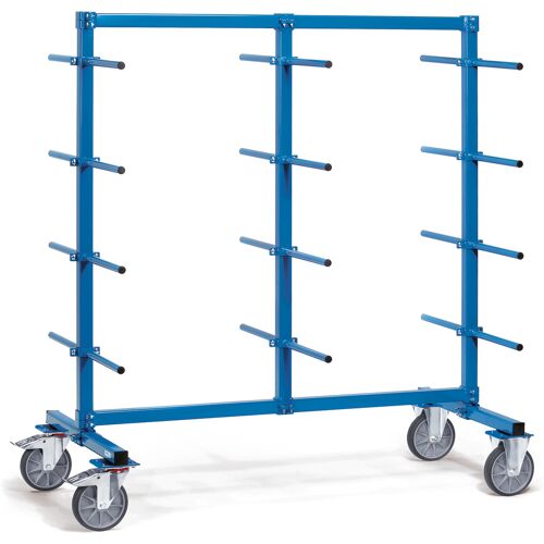 Fetra Tragarmwagen 1600x800mm, 24 Tragarme zweiseitig mit PVC-Schlauch überzogene Tragarme