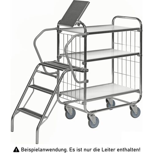 Kongamek Leiter als Zubehör für Kommissionierwagen Serie 8000