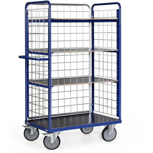 Bakoprotaurus Protaurus Etagenwagen F600 mit 5 Ladeflächen und 3 Gitterwänden 1800mm hoch 1000x700mm