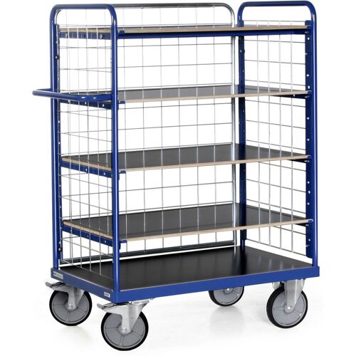 Bakoprotaurus Protaurus Etagenwagen F600 mit 5 Ladeflächen und 3 Gitterwänden 1500mm hoch 850x500mm