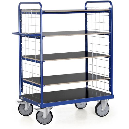 Bakoprotaurus Protaurus Etagenwagen F600 mit 5 Ladeflächen und vergitterten Stirnwänden 1500mm hoch 1000x600mm