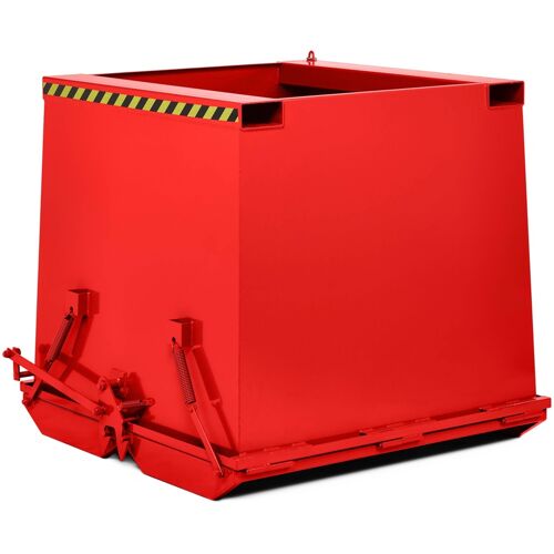 R+R Industrietechnik RR Industrietechnik Schwerlast- Klappbodenbehälter Typ RKC-300 3000dm³ RAL 3000 Feuerrot