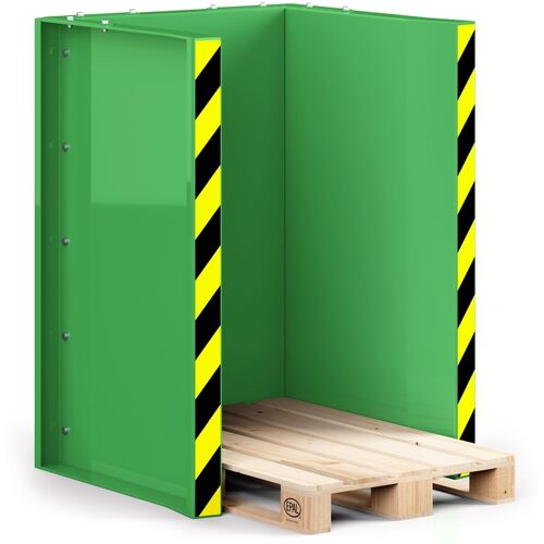 R+R Industrietechnik RR Industrietechnik Paletten Stapel Station RPS-10 BxTxH 1020x945x1425 mm RAL 6018 Gelbgrün