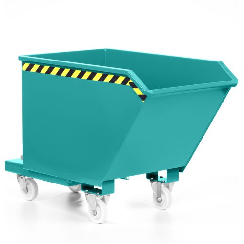 R+R Industrietechnik Universalkipper Typ RUK-30 680x1400x580mm 300dm³ RAL 5018 Türkisblau