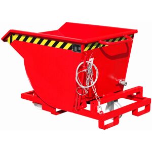 Eurokraft pro Schrottbehälter - 0,3m³, Rot RAL 3000 Eurokraft pro Schrottbehälter - 0,3m³, Rot RAL 3000