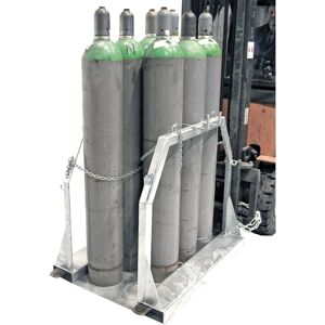 Bauer Stahlflaschen-Palette SFP 8, feuerverzinkt Bauer Stahlflaschen-Palette SFP 8, feuerverzinkt