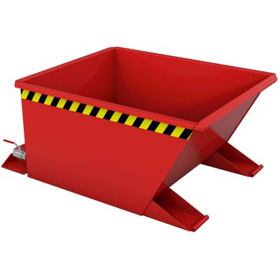 Eurokraft pro Ballenkipper - Stahl, 0,3m³, Rot RAL 3000 Eurokraft pro Ballenkipper - Stahl, 0,3m³, Rot RAL 3000