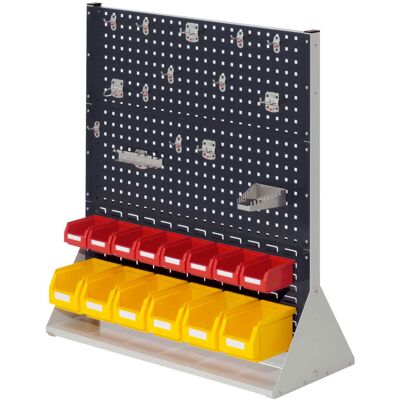 Kappes Systeme Kappes ®RasterPlan Stellwände doppelseitig Größe #3 - 4x Lochplatten 2x Schlitzplatten 1x Zubehörsortiment 29-teilig Anthrazitgrau RAL 7016 Kappes Systeme Kappes ®RasterPlan Stellwände doppelseitig Größe #3 - 4x Lochplatten 2x Schlitzplatten 1x Zubehörsortiment 29-teilig Anthrazitgrau RAL 7016