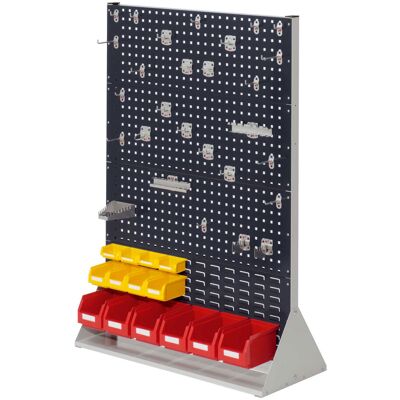 Kappes Systeme Kappes ®RasterPlan Stellwände doppelseitig Größe #4 - 6x Lochplatten 2x Schlitzplatten 1x Zubehörsortiment 42-teilig Anthrazitgrau RAL 7016 Kappes Systeme Kappes ®RasterPlan Stellwände doppelseitig Größe #4 - 6x Lochplatten 2x Schlitzplatten 1x Zubehörsortiment 42-teilig Anthrazitgrau RAL 7016