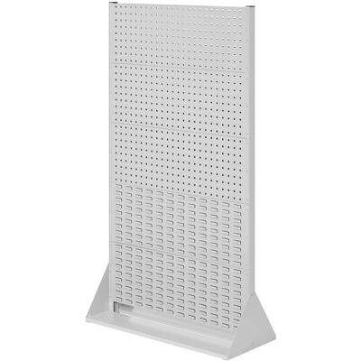Kappes Systeme Kappes ®RasterPlan Stellwände doppelseitig Größe #5 - 6x Lochplatten 4x Schlitzplatten Lichtgrau RAL 7035 Kappes Systeme Kappes ®RasterPlan Stellwände doppelseitig Größe #5 - 6x Lochplatten 4x Schlitzplatten Lichtgrau RAL 7035