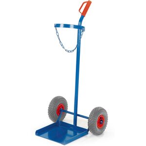 Rollcart Propangasflaschenroller 100kg Traglast für 1 Flasche Ø320mm Luftbereifung