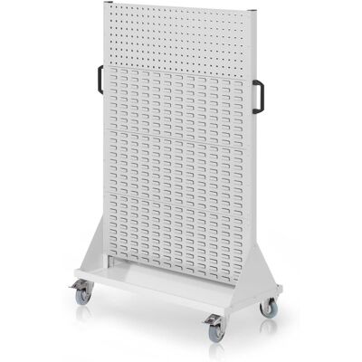 Kappes Systeme Kappes RasterMobil® mobiler Arbeitsplatzschrank Größe #4 1580x1000x500mm 2x Lochplatte 6x Schiltzplatte lichtgrau Kappes Systeme Kappes RasterMobil® mobiler Arbeitsplatzschrank Größe #4 1580x1000x500mm 2x Lochplatte 6x Schiltzplatte lichtgrau