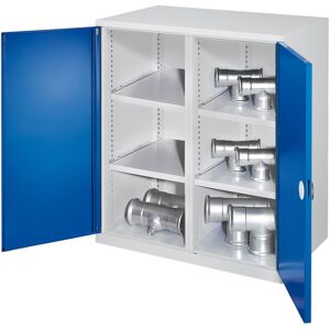 Kappes Systeme Kappes Schwerlast-Beistellschränke mit Mitteltrennwand 1110x1000x600mm Doppelwandtüren Modell 76 enzianblau Kappes Systeme Kappes Schwerlast-Beistellschränke mit Mitteltrennwand 1110x1000x600mm Doppelwandtüren Modell 76 enzianblau