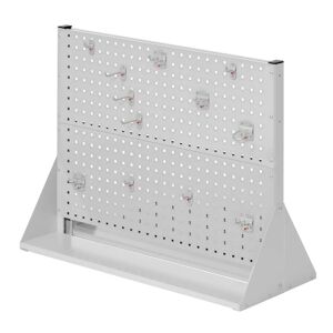 Kappes Systeme Kappes ®RasterPlan Stellwände doppelseitig Größe #2 - 4x Lochplatten 1x Zubehörsortiment 12-teilig Lichtgrau RAL 7035