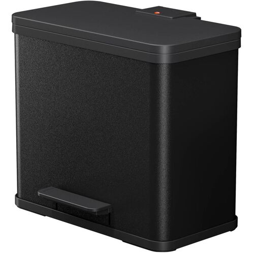 Hailo Öko duo Plus L Tret-Abfalltrenner Schwarz