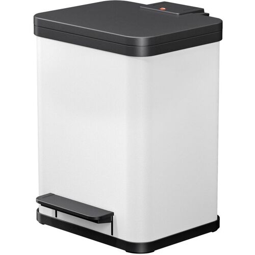 Hailo Öko uno Plus M Tret-Mülleimer Weiß
