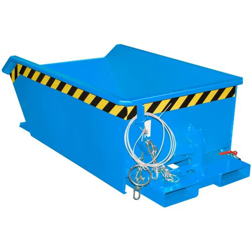 Bauer Mini-Spänebehälter SMGU 270, lackiert, Lichtblau