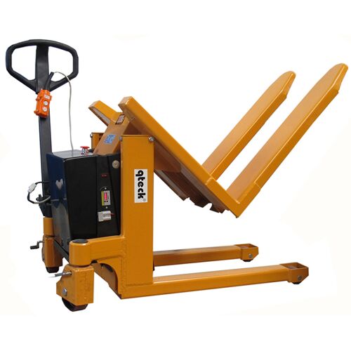 qteck Semi-elektrischer Behälter-/Palettenneiger zum Heben und Kippen bis 90° Hubkraft 1000kg