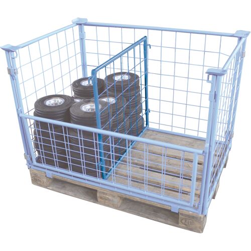 Variofit Palettenaufsatz Typ 62 und 64 Trenngitter aus Stahl gerade 950x400mm Maße