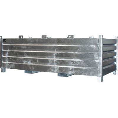 Eurokraft pro 610971 - Verzinkter Stahl-Sammelbehälter 2m³ Eurokraft pro 610971 - Verzinkter Stahl-Sammelbehälter 2m³